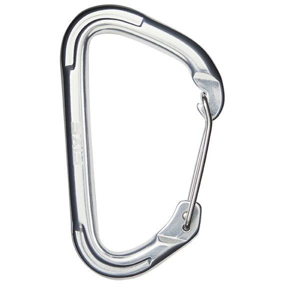 Fixe Rock Clip Recto Plata - Snapgate Carabiner